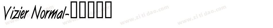 Vizier Normal字体转换